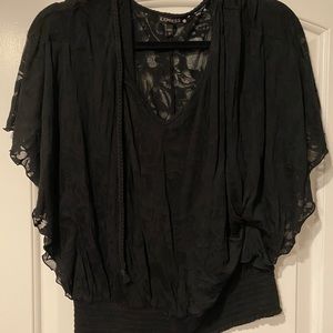 Small Black Express Blouse